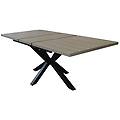 milanihome. it tavolo da pranzo allungabile di design cm 90 l x 160 p x 75 hdi grigio scuro 160 x 75