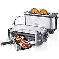 - tostapane st202eu foodi 3-in-1 t con griglia e pressa per panini 1200w colore acciaio inox