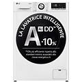 LG lavatrice 11kg ai dd serie r7 classe a-10% 1400 giri turbowash 360 vapore su 7 programmi wi-fi white