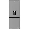 frigorifero combi 192cm 490l classe e metallico con dispenser acqua e ghiaccio