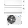climatizzatore dual split etherea white 9+12 con cu-2z50tbe inverter r-32 wi-fi classe a++