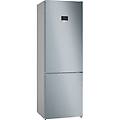 serie 4 kgn497ldf frigorifero con congelatore libera installazione 440 l d acciaio inossidabile