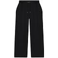 pantaloni wide leg in twill di lyocell