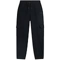 pantaloni cargo da donna in tessuto jersey waffle