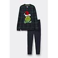 pigiama lungo stampa the grinch dr seuss uomo blu taglia l