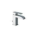 miscelatore monocomando per lavabo a cascata serie level les065cr cromato ottone
