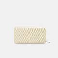 portafoglio da donna zip around beige