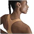 swoosh w reggiseno sportivo medio sostegno donna orange m