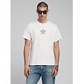 t-shirt girocollo con stampa heritage