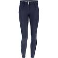 pantaloni push up wr. up 7/8 superskinny tessuto traspirante blu navy donna small