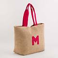 shopping lettera m zante shopping naturale/azalea taglia unica