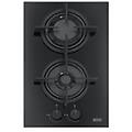 piano cottura gas 2 zone mythos fhcr 302 2g he bk c cristallo nero (30cm)