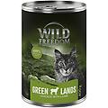 adult 6 x 400 g senza cereali umido per gatto green lands agnello & pollo