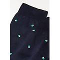 calze corte in filo di scozia uomo blu taglia 42-43