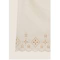 t-shirt regular in cotone con ricami sangallo white sand direct dyed donna medium