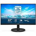 222v8la monitor da 54 cm (21'') hdmi displayport 1920 x 1080 pixel 75 hertz freesync colore nero