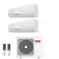 climatizzatore condizionatore inverter dual split aaria plus 12000+12000 btu r-32 con aaria multi