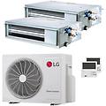 condizionatore canalizzabile cl dual split 9000+18000 btu inverter a+++ unità esterna 6. 15