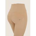 pantaloni push up wr. up vita alta superskinny in cotone irish cream donna large