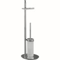 planets piantana con porta salviette e portascopino cromata codice prod b98160cr