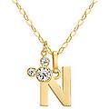 collana bambino gioiello mickey mouse lettera n cg00000zwln. o. cs