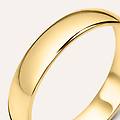fede mantovana 4. 5 mm oro giallo collezione fede tradizionale 750/1000 oro giallo