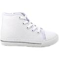 sneakers da bambina bianco con zip taglia 20