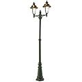sovil lampione da giardino rustica h 244 cm grigio ip43