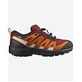 scarpe xa pro v8 clima waterproof granata arancio bambini 32