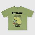 t-shirt in jersey da bambino verde taglia 6