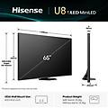 smart tv uled miniled 65" 4k 65u8q