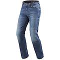 pantaloni moto jeans rev'it philly 2 blu l36 taglia 32