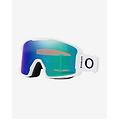 maschera line miner m matte white lente prizm snow argon iridium