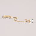 ear cuff bon ton oro giallo cubic zirconia collezione bon ton oro giallo