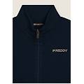 felpa da donna zip e collo alto con logo minimal dark sapphire donna extra large