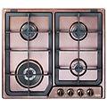 Delonghi Piano Cottura Gas 4 Zone Country Rof 46 Pro Rame 60 Cm