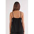 top a costine con pizzo your everyday wear donna nero taglia l