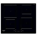 hq 5660s ne piano cottura ad induzione 4 zone piano in vetro ceramica nero