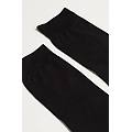 calzini corti in cotone superior uomo nero taglia 40-41