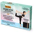 srl guam leggings active traspirante riduce la cellulite nero taglia xs/s per un comfort attivo e