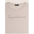 t-shirt maniche a kimono con stampa fantasia sui fianchi white sand zebra animalier donna small