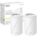 wifi 7 deco be65(2-pack) router mesh wifi be 9214mbps tri-band canali 320 mhz porta ethernet da 2 5