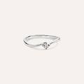 anello solitario claire oro bianco cubic zirconia collezione claire misura 50 oro bianco