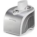 0693 gelatiera compressore 135 w argento bianco