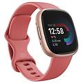 versa 4 bluetooth gps nfc 40 5mm display digitale rosa alluminio s/l resistente all'acqua spo2