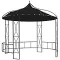 - gazebo 300x290 cm antracite rotondo
