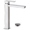 miscelatore monocomando q-design qd10lxl per lavabo alto con scarico quadrato