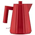 Alessi Bollitore Elettrico Plisse Rosso Resina Termoplastica Designer Michele De