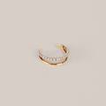 ear cuff bon ton oro giallo cubic zirconia collezione bon ton oro giallo
