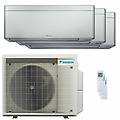 condizionatore stylish silver trial split 7000+9000+15000 btu inverter a+++ wifi unità